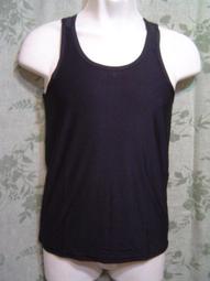 [無三不成禮.第三件3折]~法國HOM黑色輕柔彈性棉Y字型拼接設計削肩寬版背心Cesario Singlet.(M號).No3121~另有白色M號~[品味出售] 歷史價格詳細信息