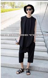 《TINO HOMME》 2015春夏新款日韓版非主流視覺系不規則剪裁個性開襟背心多種穿法 歷史價格詳細信息