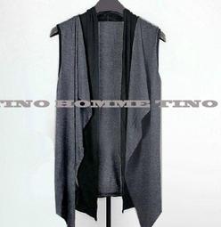 《TINO HOMME》2015春夏新款日韓版非主流視覺系不規則剪裁多種穿法無袖背心加大尺碼6XL訂做款 歷史價格詳細信息