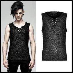 ＊MINI PUNK LOLO＊黑暗龐克視覺-暗黑刺客聯盟之幻影殺手龐克連帽背心(TT243)PUNK 歷史價格詳細信息