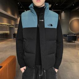 THE NORTH FACE 北面背心坎肩外套男外套休閒外套運動背心棉服冬季保暖防風防寒外套滿印logo立領棉衣馬甲 歷史價格詳細信息