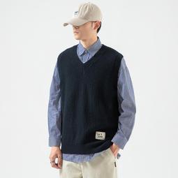 韓版男毛線背心 男針織毛背心 緊身青年無袖V領毛衣 針織毛衣背心馬甲 潮毛織無袖 新增4XL 5XL(100公斤以上可穿  滿599免運 歷史價格詳細信息