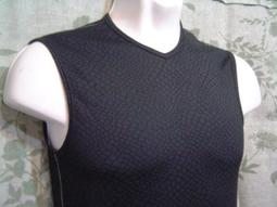 [無三不成禮.第三件3折]~法國HOM黑色輕柔彈性棉Y字型拼接設計削肩寬版背心Cesario Singlet.(M號).No3121~另有白色M號~[品味出售] 歷史價格詳細信息