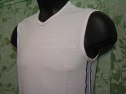 [無三不成禮.第三件3折]~法國HOM黑色輕柔彈性棉Y字型拼接設計削肩寬版背心Cesario Singlet.(M號).No3121~另有白色M號~[品味出售] 歷史價格詳細信息