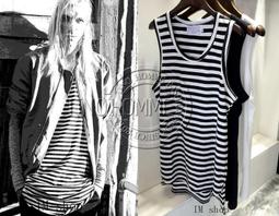 《TINO HOMME》2017春夏新款歐美潮牌HI-STREET KANYE前短後長條紋中長版背心 價格比較,價格查詢,歷史價格詳細信息