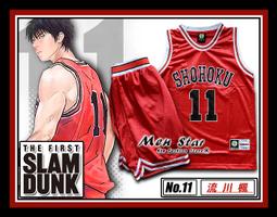 [台灣出貨] 灌籃高手電影版 同款 籃球服(球衣+球褲) 灌籃高手衣服 灌籃高手服裝 灌籃高手角色扮演 灌籃高手電影 衣 歷史價格詳細信息