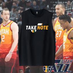 圓領無袖背心籃球運動猶他爵士米切爾訓練純棉無袖T恤大碼寬松透氣打底背心潮 歷史價格詳細信息