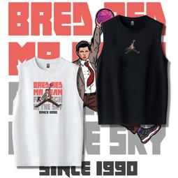 圓領無袖背心歐美星際寶貝史迪仔安琪潮牌情侶裝純棉無袖T恤大碼寬松透氣背心 歷史價格詳細信息