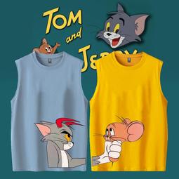 貓和老鼠T恤親子裝兒童裝純棉短袖男女學生衣寬松夏季卡通動漫#男裝 歷史價格詳細信息