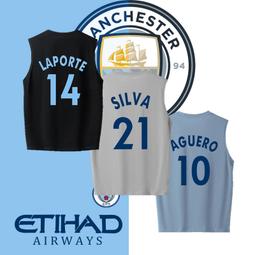 圓領無袖背心純棉曼城球衣阿奎羅德布勞內薩內無袖T恤寬松透氣大碼背心t恤衫潮 價格比較,價格查詢,歷史價格詳細信息