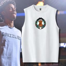 圓領無袖背心2020東西部奪冠湖人隊邁阿密熱火隊籃球迷純棉無袖T恤運動背心潮 歷史價格詳細信息