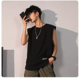 夏季純棉背心男馬甲無袖t恤外穿潮寬松全棉籃球運動坎肩學生汗衫-毛毛男裝 歷史價格詳細信息