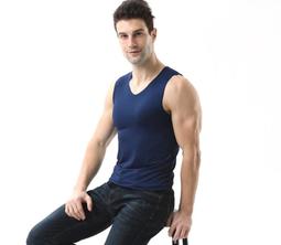 冰絲背心男3D提花工字暗花吊帶無袖t恤緊身運動緊身潮牌無袖男背心  運動健身背心 無袖背心 籃球背心 夏天涼感背心-潮流精選 歷史價格詳細信息