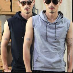 【150】韓版潮牌薄款夏季純棉無袖連帽背心馬甲 歷史價格詳細信息