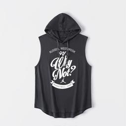 運動背心無袖籃球運動羅斯背心T恤無袖短袖百搭衣服連帽男坎肩女大碼寬松夏季 歷史價格詳細信息