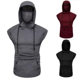 【150】新款男士無袖背心跑步訓練連帽健身運動馬甲外套 歷史價格詳細信息