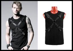 ＊mini PUNK LOLO＊龐克個性街頭-戰慄生存遊戲頹廢洗舊拉鏈口袋襯衫 (Y-591)PUNK GOTHIC 歷史價格詳細信息