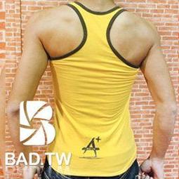 壞男愛世界《 BetterMan限量款 - 超舒適彈性合身背心 (黃底咖啡邊) 》【S / M / L / XL / XXL】 歷史價格詳細信息