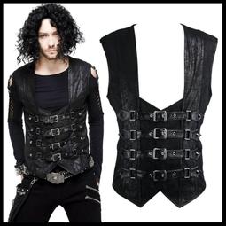 ＊MINI PUNK LOLO＊歐洲中古世紀-拿破崙戰爭皇權帝國攝政王暗紋蕾絲雕花排釦哥德背心(WT017)GOTHIC 歷史價格詳細信息