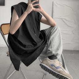 夏季潮流素色寬鬆背心 韓版休閒百搭圓領純棉背心 男女青年學生無袖t恤 素t 背心男 情侶運動坎肩 正韓-毛毛男裝 歷史價格詳細信息