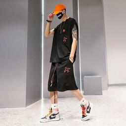 夏季潮流男裝 潮牌背心馬甲短褲套裝男女街頭寬鬆休閒情侶無袖t 套裝男 時尚男裝  夏季男裝 價格比較,價格查詢,歷史價格詳細信息