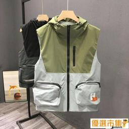 男生馬甲 沖鋒狼坎肩馬甲男春秋季休閑多口袋工裝薄款大碼無袖外套釣魚馬夾 歷史價格詳細信息