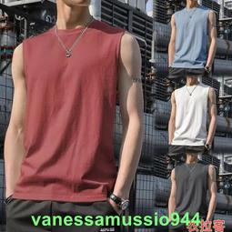 男背心 無袖t恤 無袖背心 夏天必備帥氣涼感無袖 純棉背心 運動健身背心 寬鬆背心 削肩背心-毛毛男裝 歷史價格詳細信息