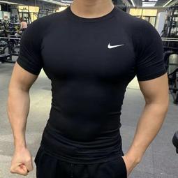 運動緊身衣  短袖男  高彈 戶外健身衣 跑步 訓練 籃球 教練服 速乾T恤 健身短袖 緊身短袖 吸汗 夏季 涼感 舒適 歷史價格詳細信息