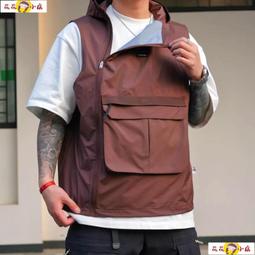 2023夏季坎肩背心男潮牌韓版潮流個性運動風日系嘻哈寬松無【超齡男裝】 歷史價格詳細信息