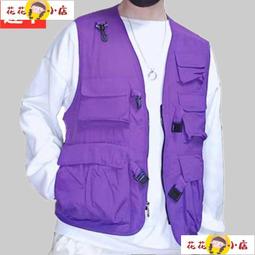 【花花小店】馬甲 夏季馬甲 日系廢土風復古短款工裝馬甲戶外休閑多口袋坎肩山系個性背心外套 歷史價格詳細信息