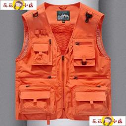 馬甲男 背心外套男 速干馬甲男春秋薄款背心寬松大碼多口袋戶外登山釣魚攝影坎肩外套 歷史價格詳細信息