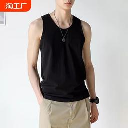 男士冰絲背心夏運動健身打底衫寬肩訓練薄款無袖T恤無袖速乾男潮-毛毛男裝 歷史價格詳細信息