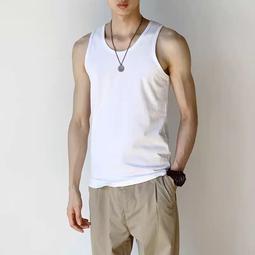 背心男 夏季薄款運動背心 大肩坎肩背心潮流ins時尚百搭 圓領背心 無袖上衣 t恤男 無袖t恤 內搭背心 坦克背心 歷史價格詳細信息
