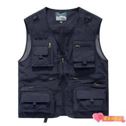 工裝馬甲男士戶外多口袋攝影師釣魚背心定製印logo工作服定製馬夾機能背心-雅怡尚品 歷史價格詳細信息