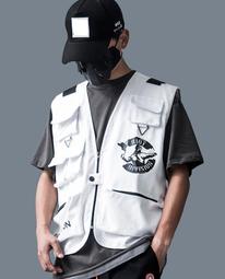多口袋戰術馬甲 機能背心外套 男女 百搭外穿 嘻哈上衣服 歷史價格詳細信息