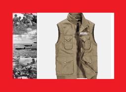 (野戰雄鷹) *ALZB209115* 春秋新款戶外多袋純棉工裝休閒背心外套 馬甲 價格比較,價格查詢,歷史價格詳細信息