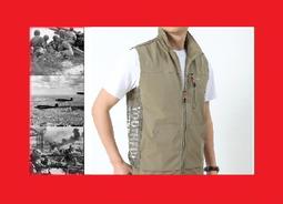 (野戰雄鷹) *ALCF318952* 春夏季薄款加大碼速乾多口袋網眼釣魚馬甲 攝影背心 歷史價格詳細信息