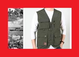 釣魚外套 戶外攝影 大碼休閑工裝 速幹坎肩背心 馬甲男 春秋薄款 多口袋 透氣 歷史價格詳細信息