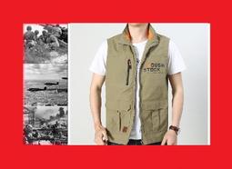 馬甲男戶外速乾薄款寬鬆外套多兜口袋釣魚攝影工裝背心無袖男 工作服  馬甲  迷彩套裝 職業裝-潮流精選 歷史價格詳細信息