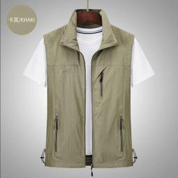 M-5XL戶外男生休閒馬甲 速乾透氣馬甲外套 立領馬甲 釣魚馬甲 多口袋馬甲 無袖背心 運動外套 舒適百搭馬甲 歷史價格詳細信息