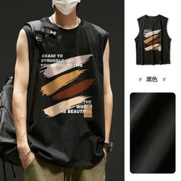 背心男 男生衣著 背心男生 2色個性鏤空吊帶背心男小眾設 感性感上衣辣弟風彈力緊身內搭打底衫-毛毛男裝 歷史價格詳細信息