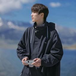 衝鋒衣 防水外套 防風外套 衝鋒外套 登山外套 新款衝鋒衣外套男秋季日系復古工裝夾克防水防風春秋戶外登山服天天精選 歷史價格詳細信息