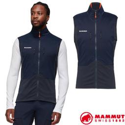 【MAMMUT 長毛象】男 Eiger Nordwand 輕量防風耐磨保暖立領開襟背心/1014-05640-5924 夜藍 歷史價格詳細信息