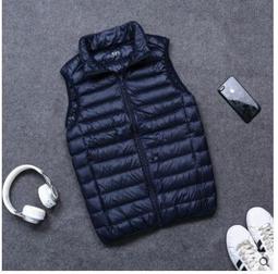 羽絨馬甲 男款輕薄內穿圓領羽絨衣內膽背心光面外穿 歷史價格詳細信息