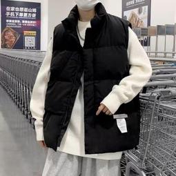 冬季立領棉馬甲男純色百搭潮牌休閑青少年學院風潮流背心無袖外套 歷史價格詳細信息