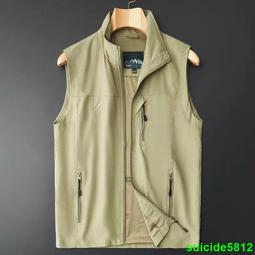 馬甲背心男春夏戶外騎行露營釣魚戰術機能風魔術貼反光防水馬夾機能背心-雅怡尚品 歷史價格詳細信息