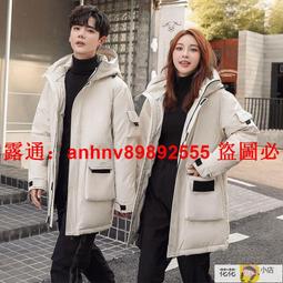 反季羽絨服男冬季中長款2021新款情侶工裝潮流真帥氣男士冬天外套 歷史價格詳細信息