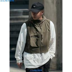 美式背心外套 多口袋馬甲 復古 帥氣 高級背心牛仔外套男 歷史價格詳細信息