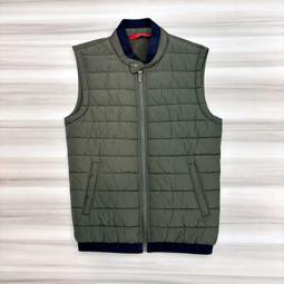 ZARA 男裝 厚內裡連帽衍縫拉鍊外套背心 深藍色 M號 歷史價格詳細信息