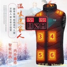 加熱馬甲女冬季2021新款智能電熱背心充電發熱衣服秋冬棉馬夾外套 歷史價格詳細信息